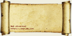 Rumena Miljojković vizit kartica